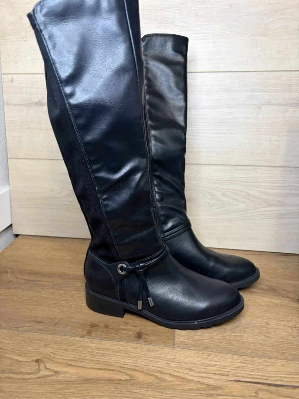 Style & Co Classic Knee-High Verrlee Women’s Riding Boots Black Size 6M